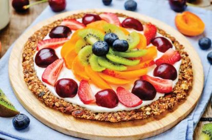 Granola Fruit Pizza Recipe Image